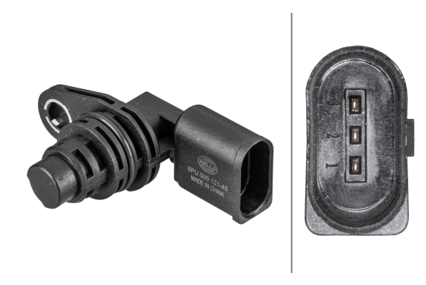 HELLA 6PU 013 122-671 Sensor, Nockenwellenposition - 3-polig