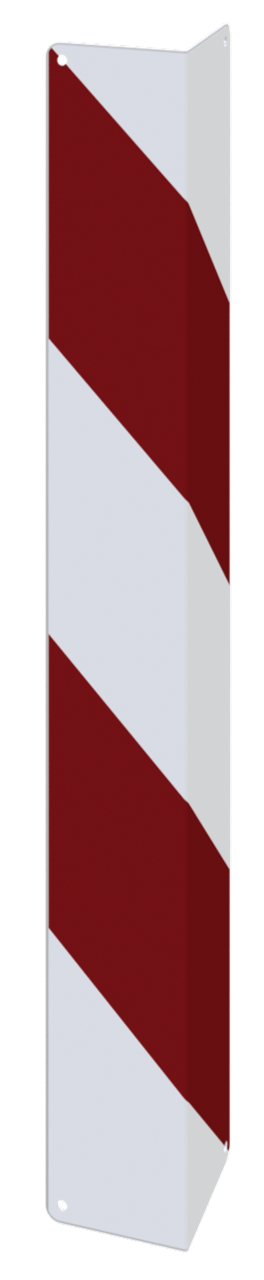 Schake Kantenschutzwinkel zum Andübeln 4317RB  rot / weiß