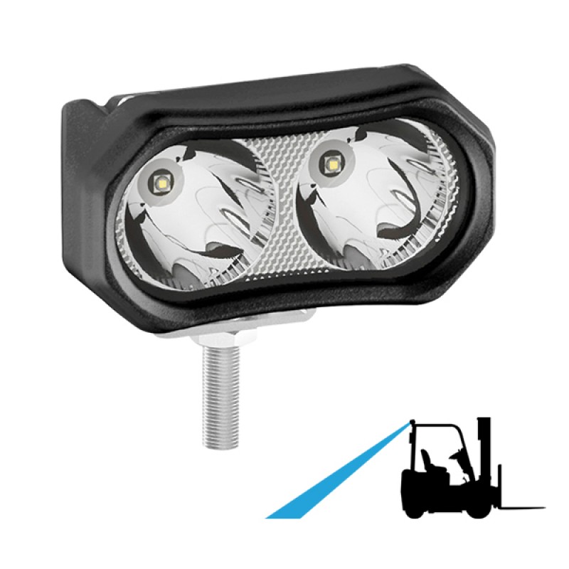 LED Arbeitsscheinwerfer, Blauer Spot, Blue Spot, Staplerleuchte