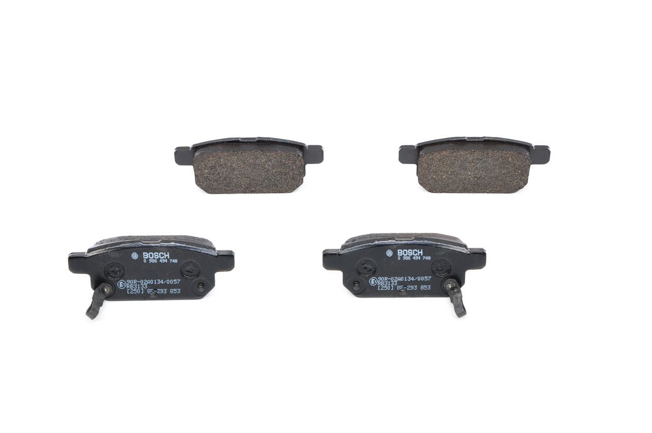 Bosch 0986494748 Bremsbelagsatz, Scheibenbremse