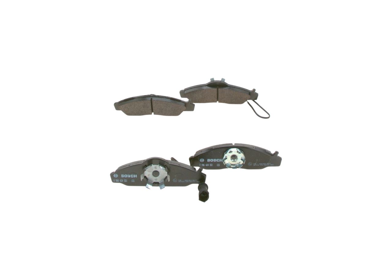 Bosch 0986424551 Bremsbelagsatz, Scheibenbremse