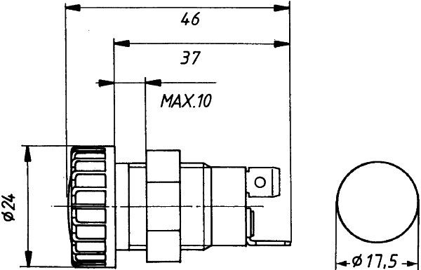HELLA 2AA 008 594-001 Kontrollleuchte