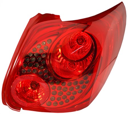 H511 HELLA 2VP 354 677-011 Heckleuchte - Glühlampe - links - für u.a. Peugeot 207 Sw (Wk_)