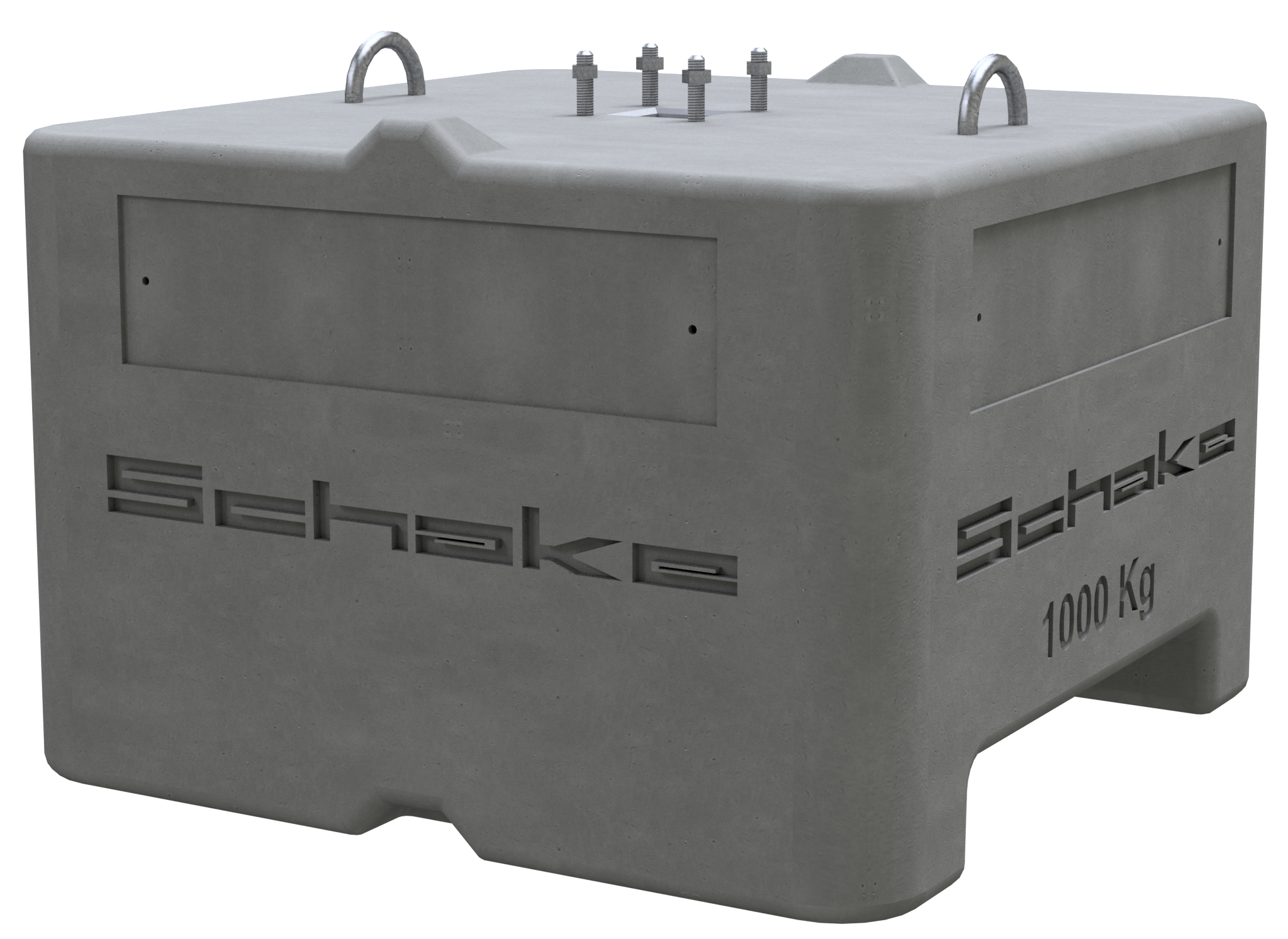 Schake 3F121 Beton-Aufstellvorrichtung Maße: 900 x 900 x 600 mm, 1000 kg
