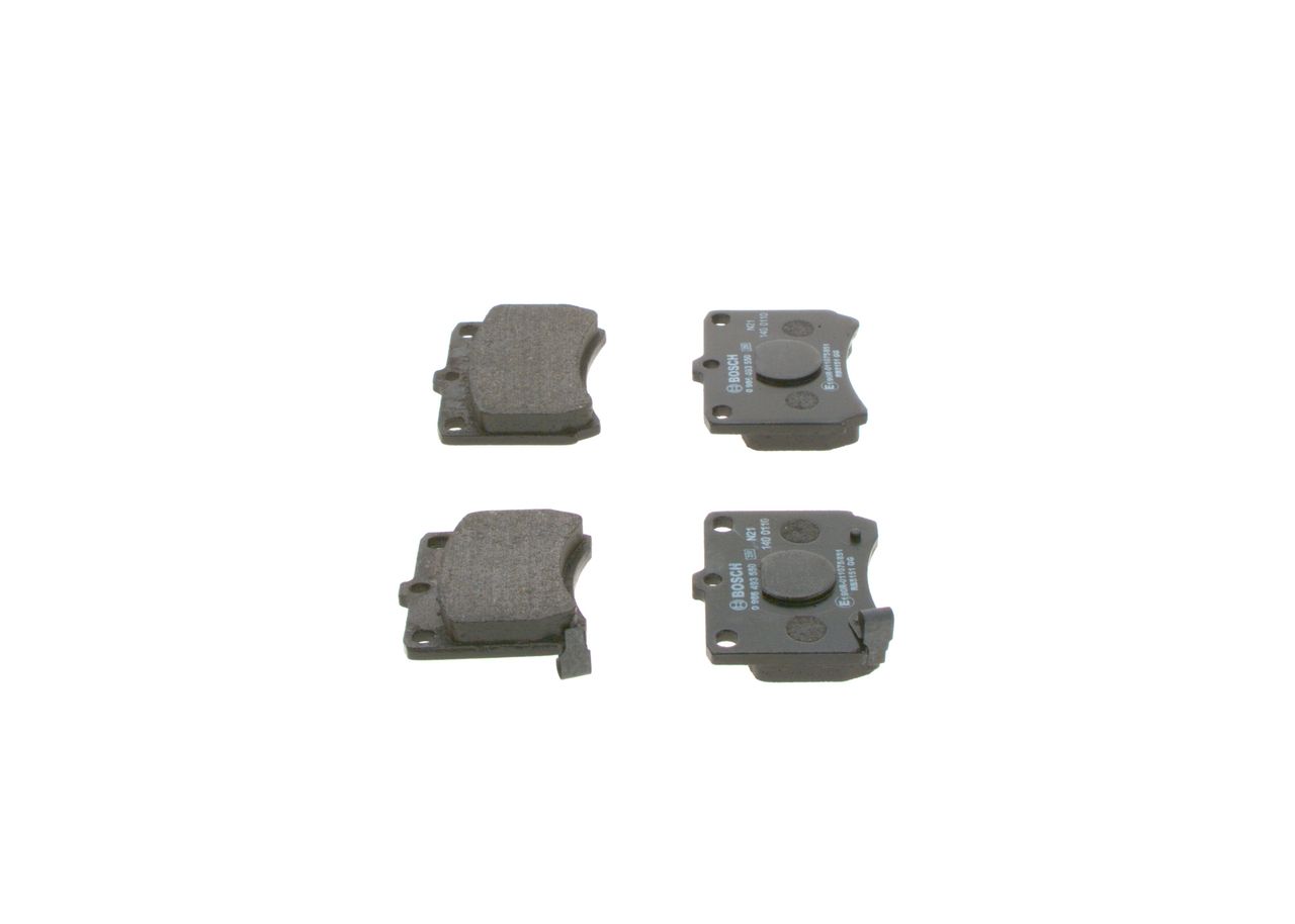 Bosch 0986493550 Bremsbelagsatz, Scheibenbremse