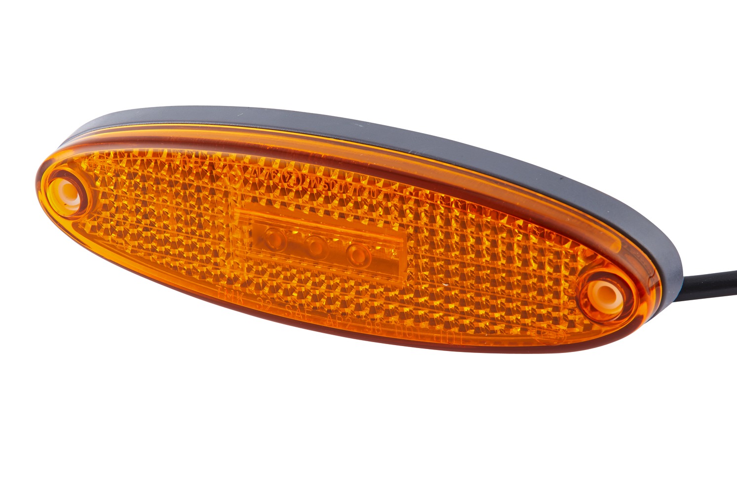 HELLA 2PS 007 943-011 Seitenmarkierungsleuchte - LED - 24V - Anbau - Lichtscheibenfarbe: gelb - LED-