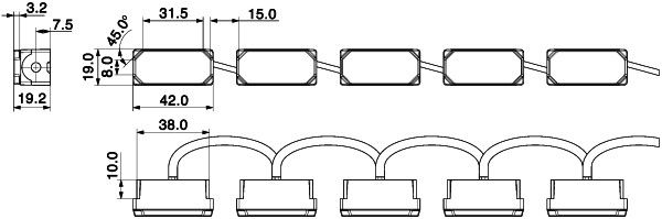 HELLA 2PT 980 789-851 Tagfahrleuchtensatz