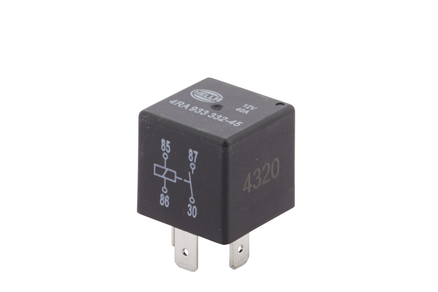 4RA 933 791-161 HELLA Relais, arbeidsstroom 40A, 40A, 5-polig