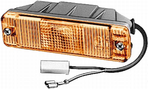 A989 HELLA 2BA 002 939-251 Blinkleuchte - Glühlampe - Einbau - Lichtscheibenfarbe: gelb - links/rechts