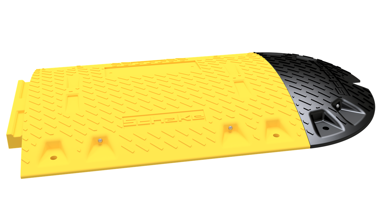 Schake 3392-51 Bodenschwelle  Typ NOX     Mittelstück gelb Höhe: 50 mm