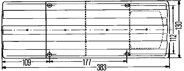 M065 HELLA 2SD 004 460-017 Heckleuchte - 12V - Einbau - links/rechts