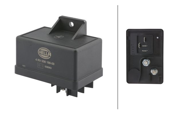 HELLA 4RV 008 188-591 Centralina, Tempo incandescenza, 12V, 7a... poli, N° cilindri 4 HELLA 4RV 008 188-591 Centralina, Tempo incandescenza, 12V, 7a... poli, N° cilindri 4