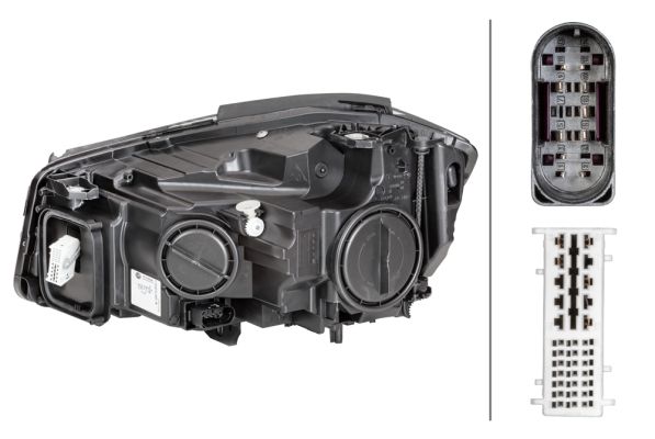 HELLA 1ZT 010 818-481 Bi-Xenon/LED-Hauptscheinwerfer - rechts - für u.a. MB A-Class (W176)