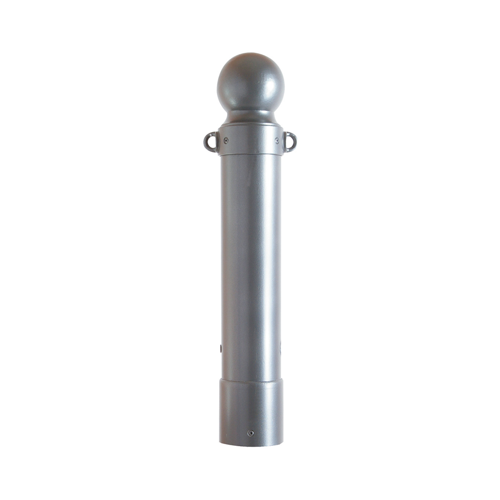 Schake 40140FB/2 Stilpoller Stahlrohr Ø 140 mm herausnehmbar, mit Dreikantverschluss

nach DIN 3223, selbsteinrastende Verriegelung

mit feuerv mit 2 Ösen