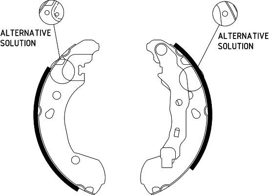 HELLA 8DB 355 002-801 Bremsbackensatz