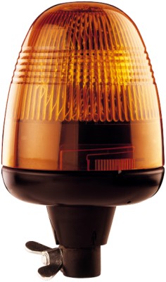 A087 HELLA 2RL 006 846-001 Halogen-Rundumkennleuchte - KL Rotaflex - 12V - gelb - Rohrstutzen - gelb