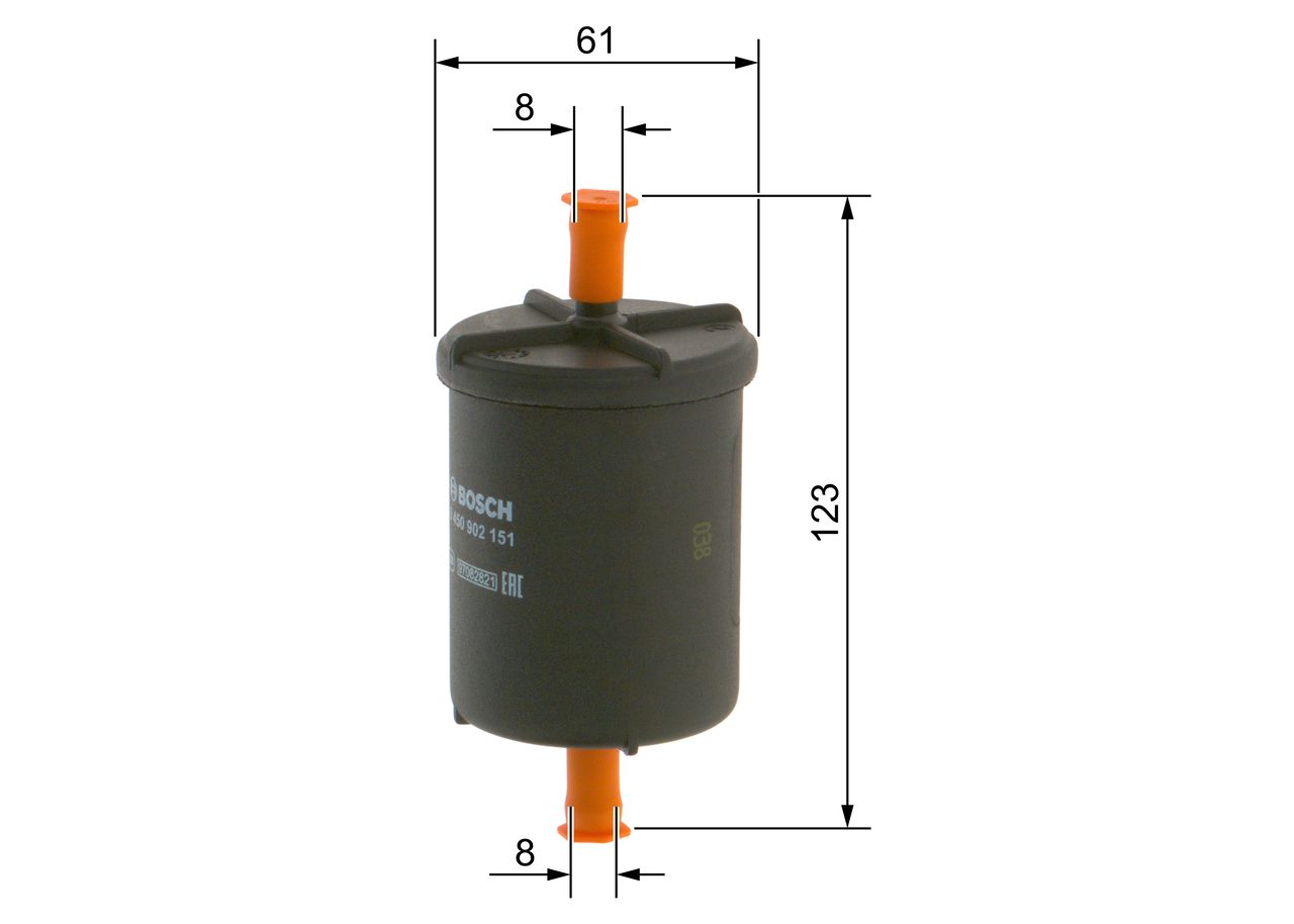 Bosch 0450902151 Kraftstofffilter
