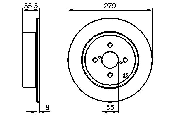 Bosch 0986479149 Bremsscheibe