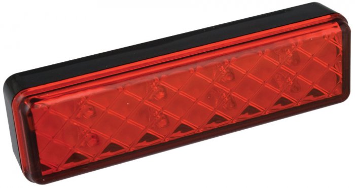 LED Rückleuchte, Serie 135, Bremsleuchte, ECE-R7-S3, Slimline, Aufbaumontage