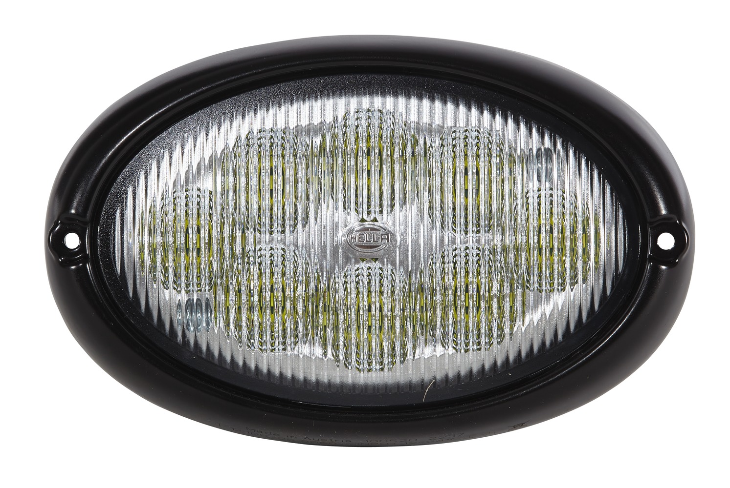 HELLA 1GA 996 761-021 LED-Arbeitsscheinwerfer - Oval 100 Gen. II - 12/24V - 3800lm - Einbau - Nahfel