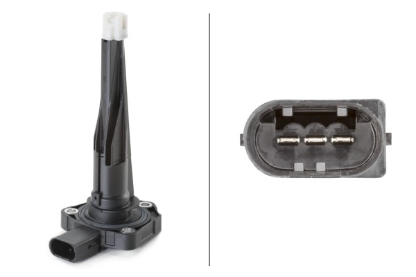 HELLA 6PR 013 680-171 Sensor, Motorölstand - 3-polig - mit Dichtung