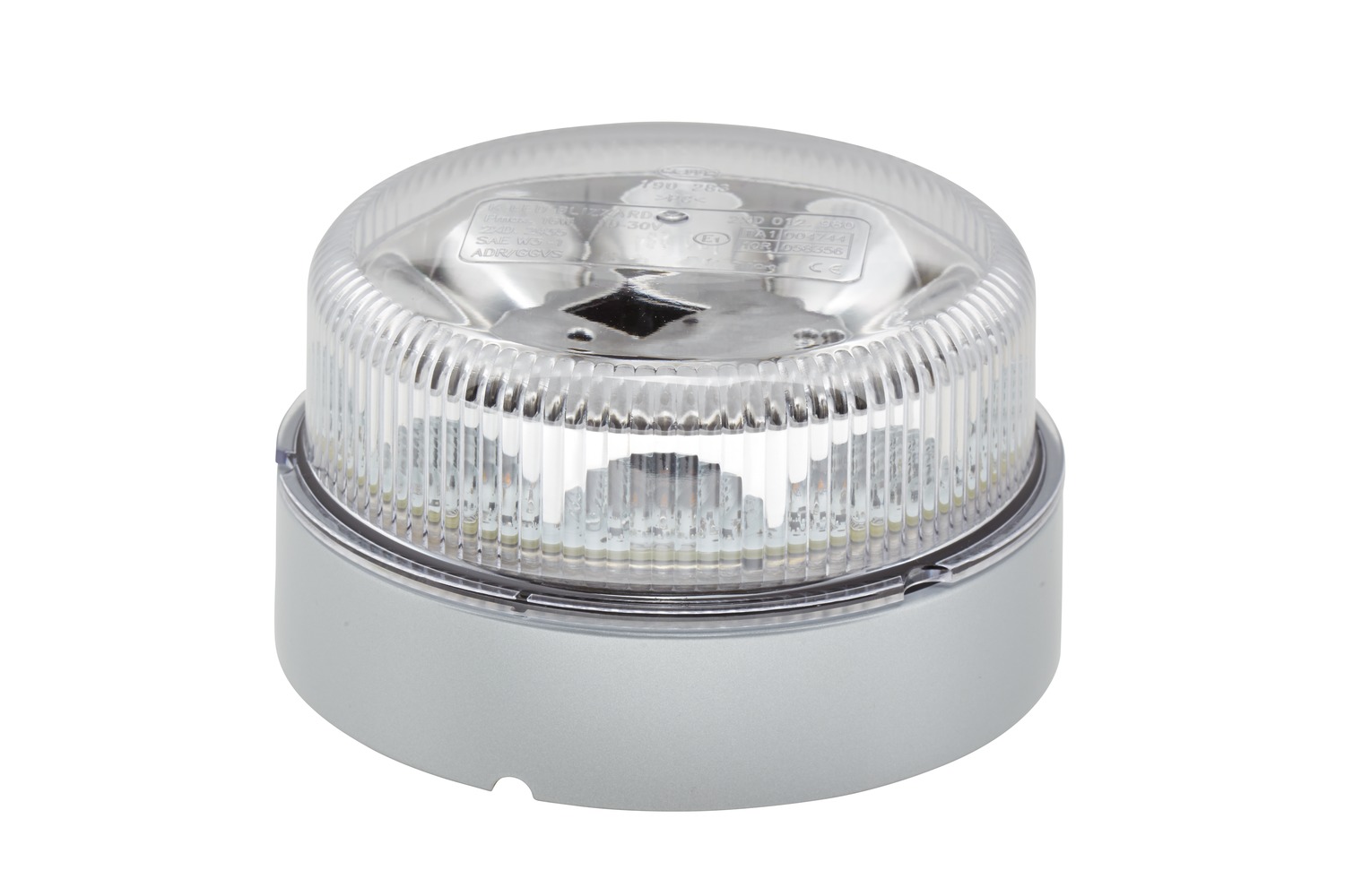10103727a_AM0 HELLA 2XD 012 980-001 LED-Blitz-Kennleuchte - K-LED Blizzard - 12/24V - gelb - geschraubt - glasklar