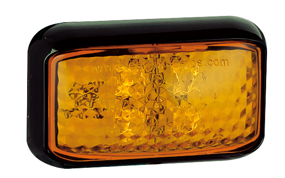 LED seitliche Blinkleuchte, Kategorie 5, ECE geprüft, 12/24 Volt