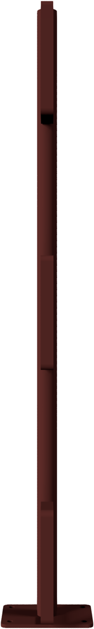 Schake Geländerpfosten  aus Rundrohr Ø33,7 mm 112771