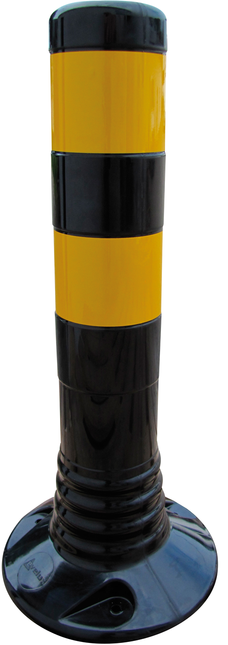 Schake 412284BG Flexipfosten schwarz / gelb Ø 80 mm Höhe: 450 mm