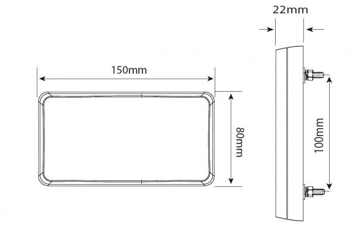 LED Kombinationsleuchte 12/24V