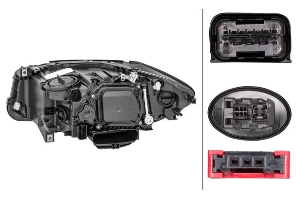 HELLA 1ZT 011 087-921 Bi-Xenon/LED-Hauptscheinwerfer - rechts - für u.a. BMW (Brilliance) 5 Series (
