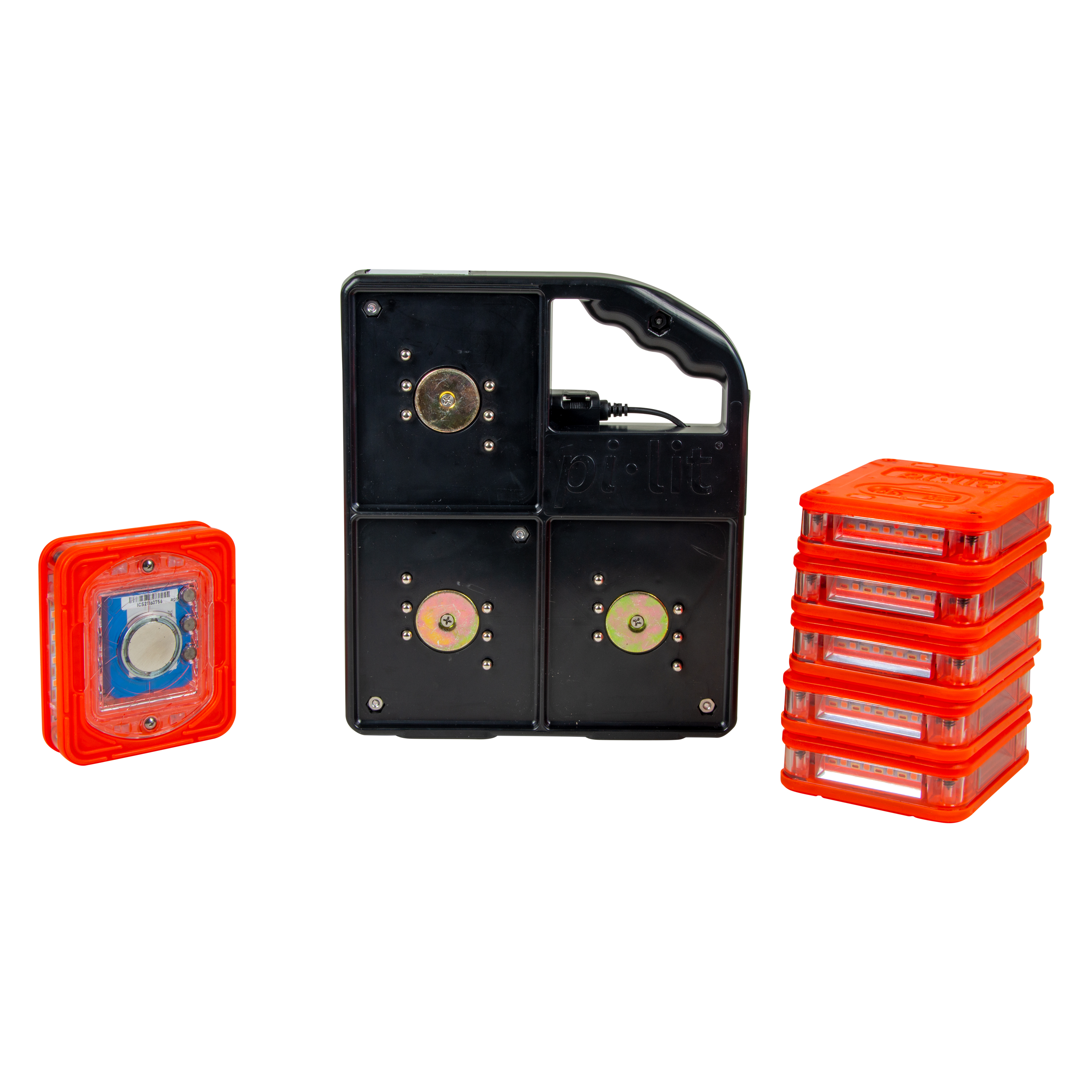 LED-Blitzleuchten-Schnellabsicherungsset, baetz StreetFlash, Orange, 25260
