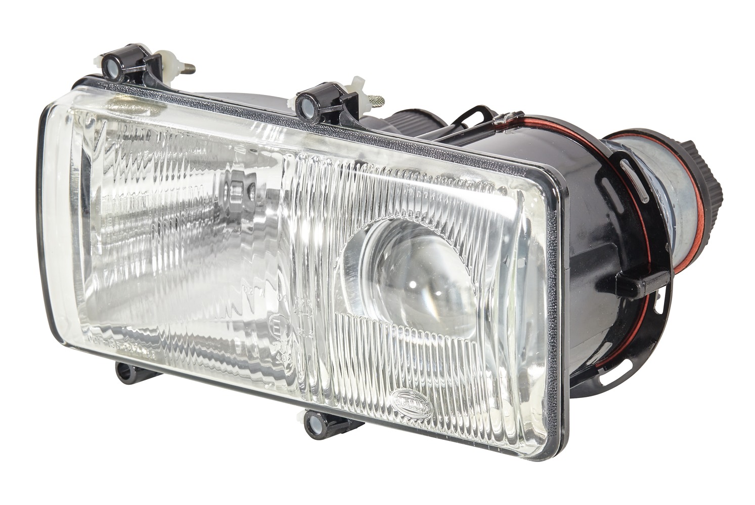 HELLA 1DL 005 600-097 DE/Halogen-Hauptscheinwerfer - 24V - Referenzzahl: 27.5 - Einbau - links