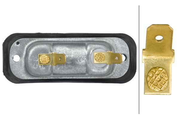 HELLA 2KA 001 378-207 Kennzeichenleuchte mit Kennzeichenlicht