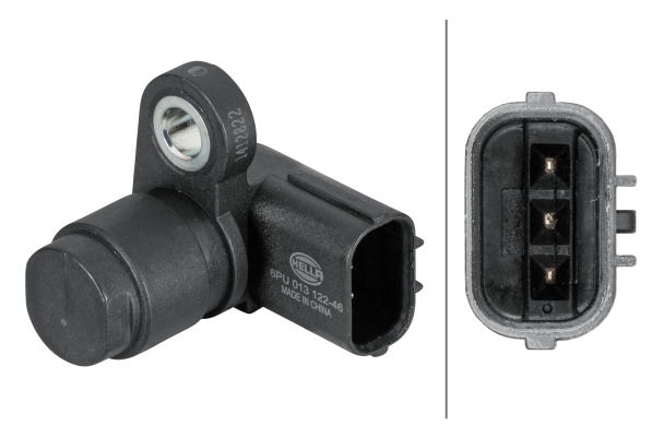 6PU_013_122-461 HELLA 6PU 013 122-461 Sensor, Nockenwellenposition - 3-polig