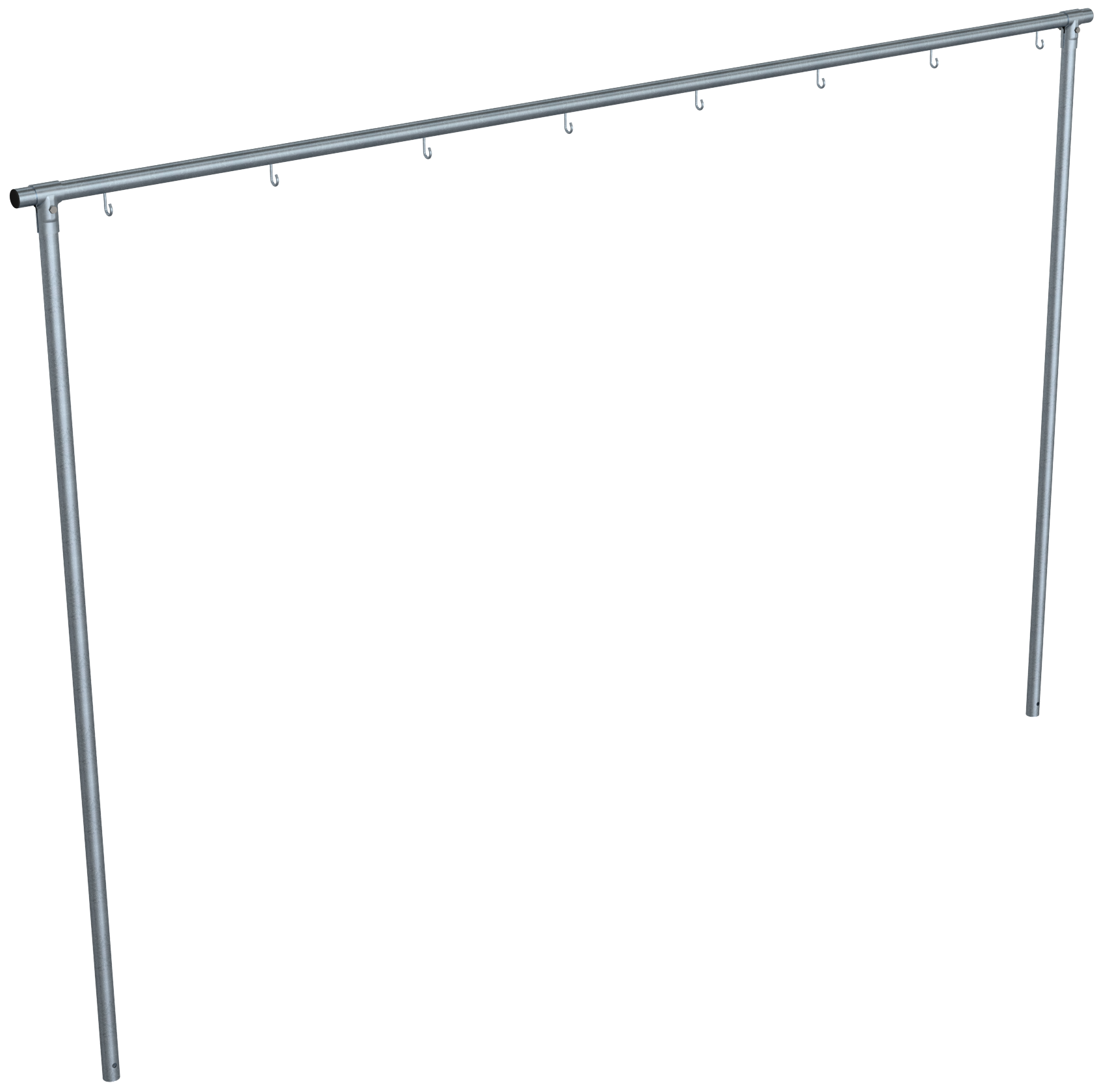 Schake 419_4440 Wäschetrockengerüst Querrohr 4000 mm

8 Haken einseitig Stahlrohr Ø 48 mm