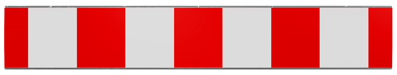 599675b2-6109-4f93-b556-3bfea4b0fd7a Schake Absperrschranke 250 mm hoch | mit Folie Typ RA1/A rot / weiß
