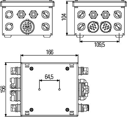 HELLA 8JE 340 867-011 Verbindungs-/Verteilerstück