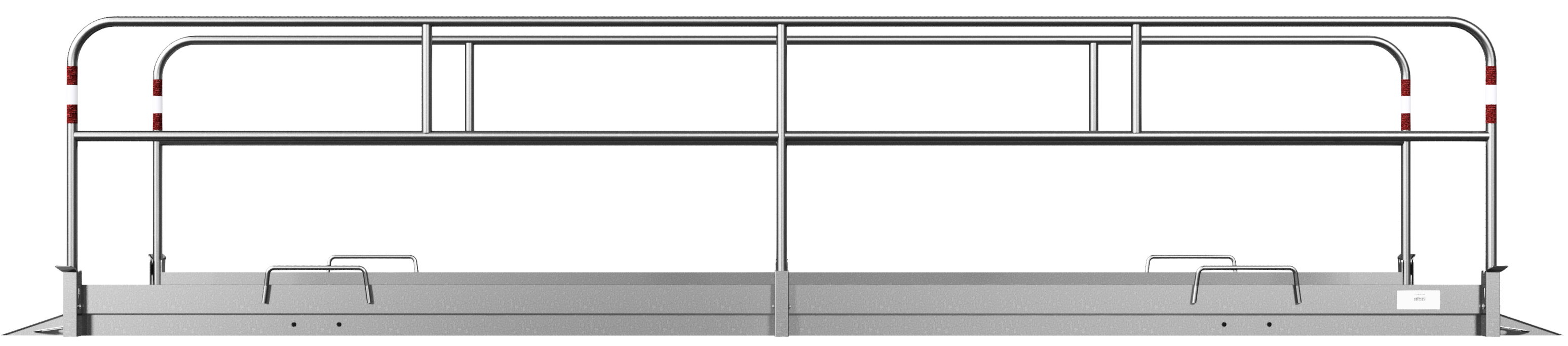 Schake 20285 Grabenbrücke  aus Aluminium     Rahmenmaße Länge: ca. 5,50 m