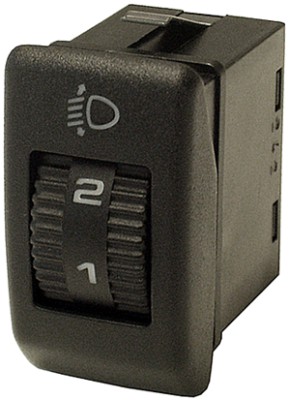 HELLA 6ZB 006 377-017 Regler, Leuchtweiteregulierung - 12V - Drehbetätigung - mit Stellregler - für