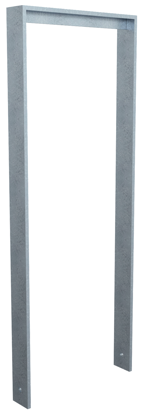 d096b66d-9990-4d70-8229-8e5cef9daeaa Schake 4152_045 Anlehnbügel aus Flachstahl 80 x 12 mm mit Unterzug Gesamtbreite: 450 mm feuerverzinkt