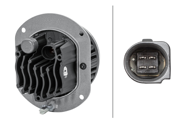 1N0_011_988-011a HELLA 1N0 011 988-017 DE/LED-Nebelscheinwerfer - 90mm Performance L4060 - 12/24V - rund - Einbau - L