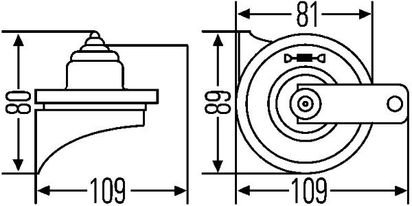 HELLA 3FG 007 424-001 Fanfare