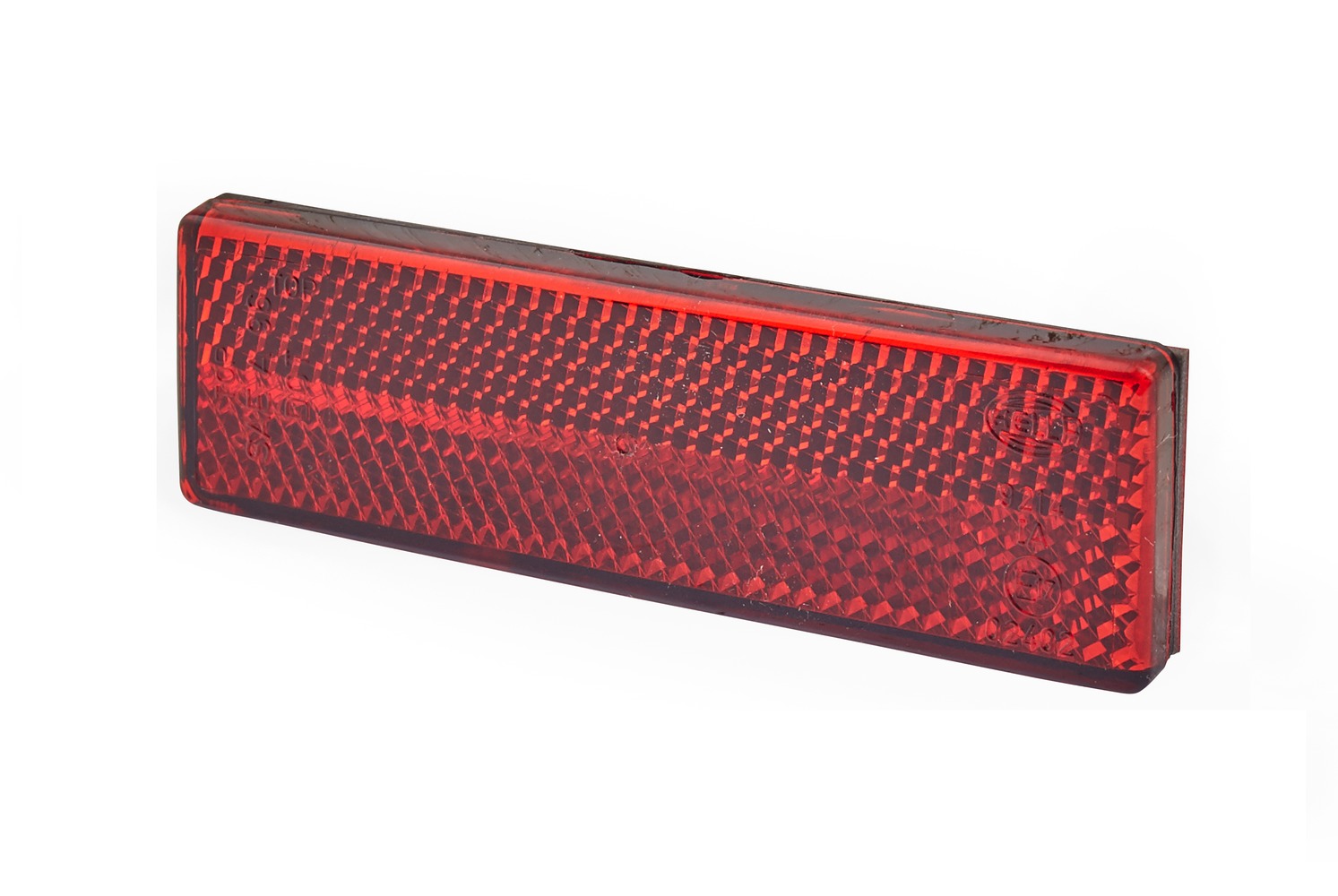10092954a_AM0 HELLA 8RA 342 014-157 Rückstrahler - Lichtscheibenfarbe: rot - geklebt - hinten