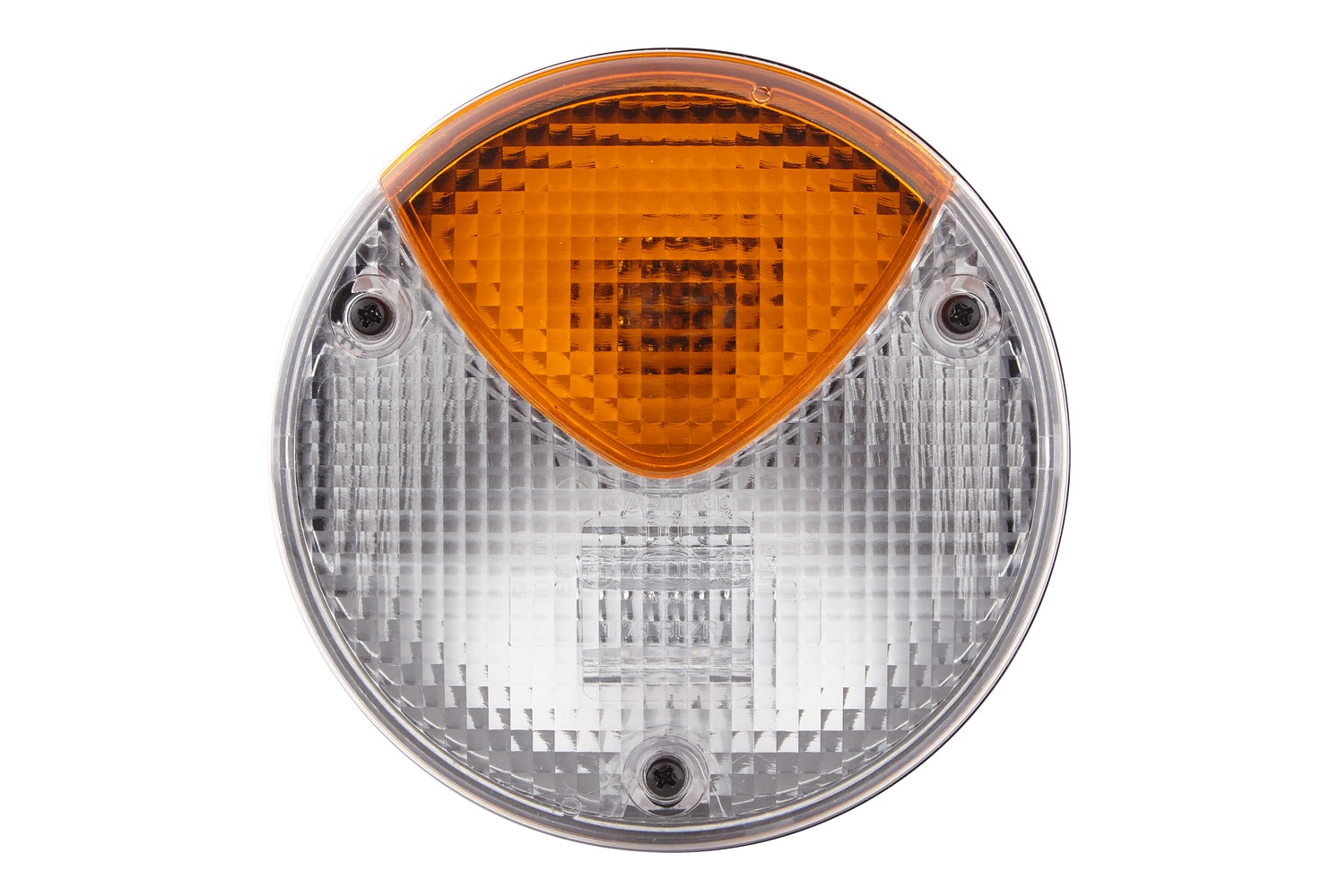 HELLA 2BN 964 169-247 Heckleuchte - 12/24V - Anbau/Einbau - Lichtscheibenfarbe: gelb/weiß - links/re