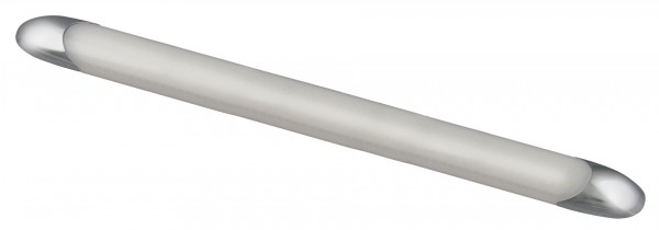 Schmale LED Innenraumleuchte, 300 mm, verchromte Blenden, weiß, 24 Volt
