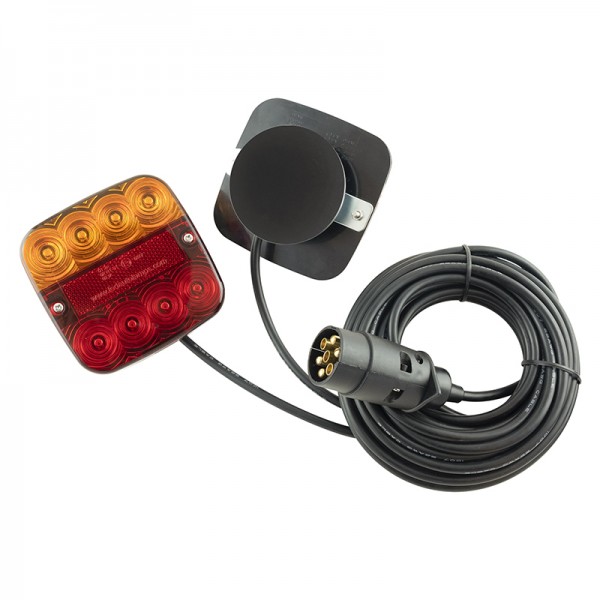 LED-Rückleuchten-SET, Magnethalterung, mit 7-poligen Stecker