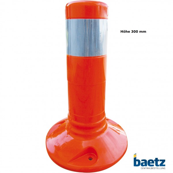 Schake Kunststoffpfosten / Flexipfosten / Sperrpfosten, orange, 300 mm - 1000 mm | Größe: 300mm
