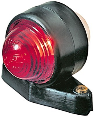 HELLA 2XS 955 031-001 Umrissleuchte - Anbau - Lichtscheibenfarbe: milchweiß/rot/weiß - seitlicher An