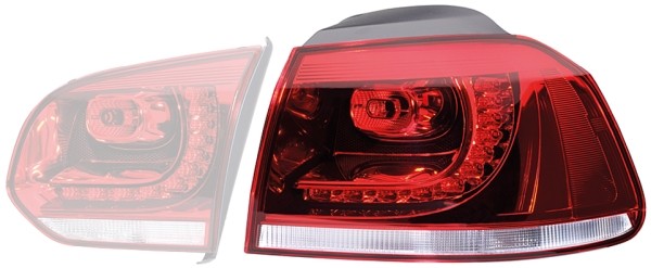 HELLA 2SD 010 408-081 Heckleuchte - LED - äusserer Teil - rechts - für u.a. VW Golf VI (5K1)